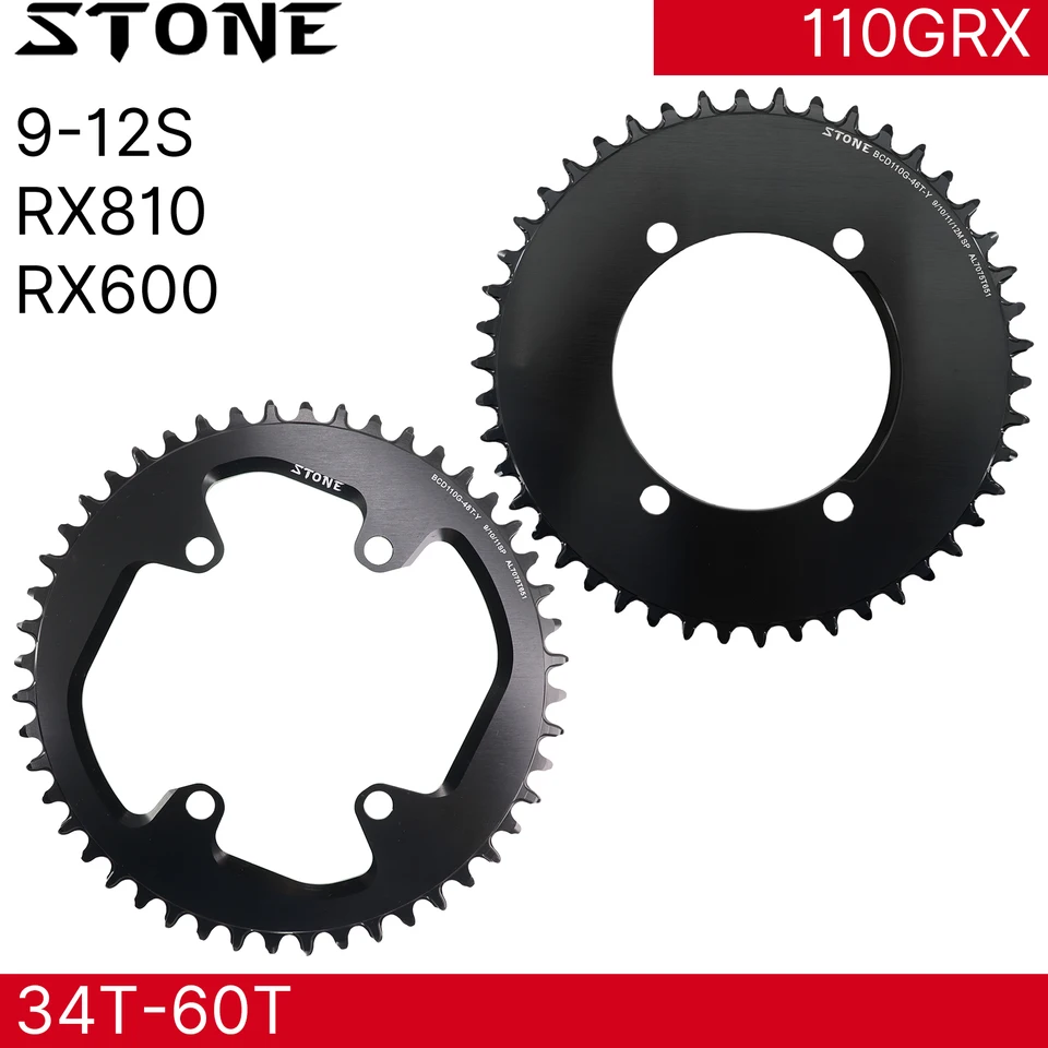 Stone 110BCD Chainring for Shimano GRX 34-60T