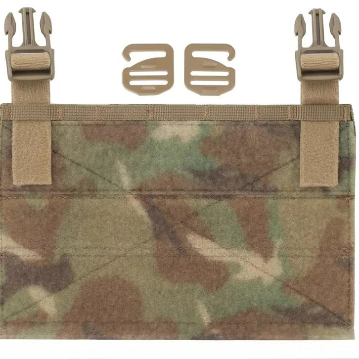 Tactical Vest Front Panel Placard Conversion Adapter Quick Change Flaps Convenient Buckle Design for Easy Replacement Airsoft