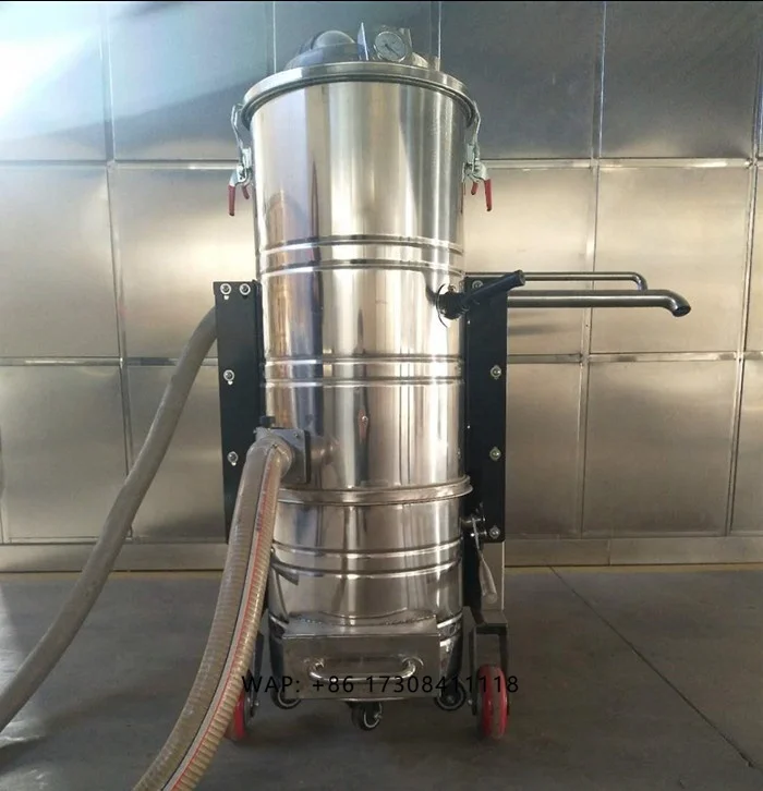 Large Capacity Low Noise Industrial Wet/dry Stainless Steel Vacuum Cleaner