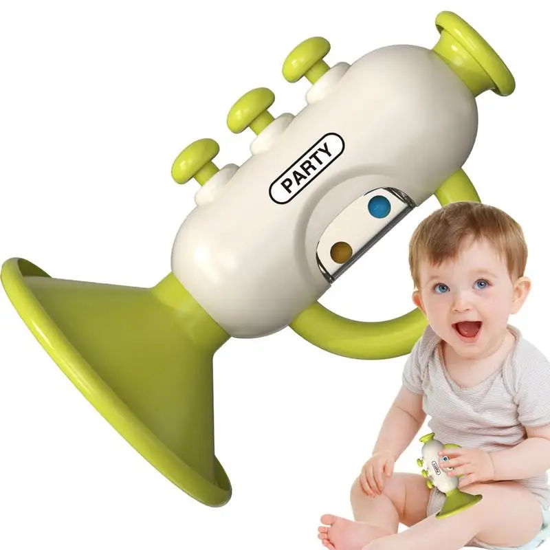 

Childrens Trumpet Toy Small Trumpet Kids Toy Musical Instrument Horn Toy Small Whistle Sound Toys For Exercise Lung Capacity