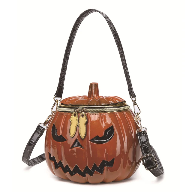 Damska torba na ramię z dynią na Halloween torebka i torebka dziewczęca zabawna torba na zakupy nowość torba na ramię z głową szkieletu