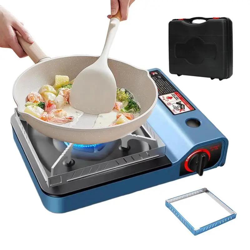 

Camping Stove Barbecue Cooktop Burner Quick-Heating Windproof Stove Burner For Picnic Camping Backyard Barbecue Apartment Home