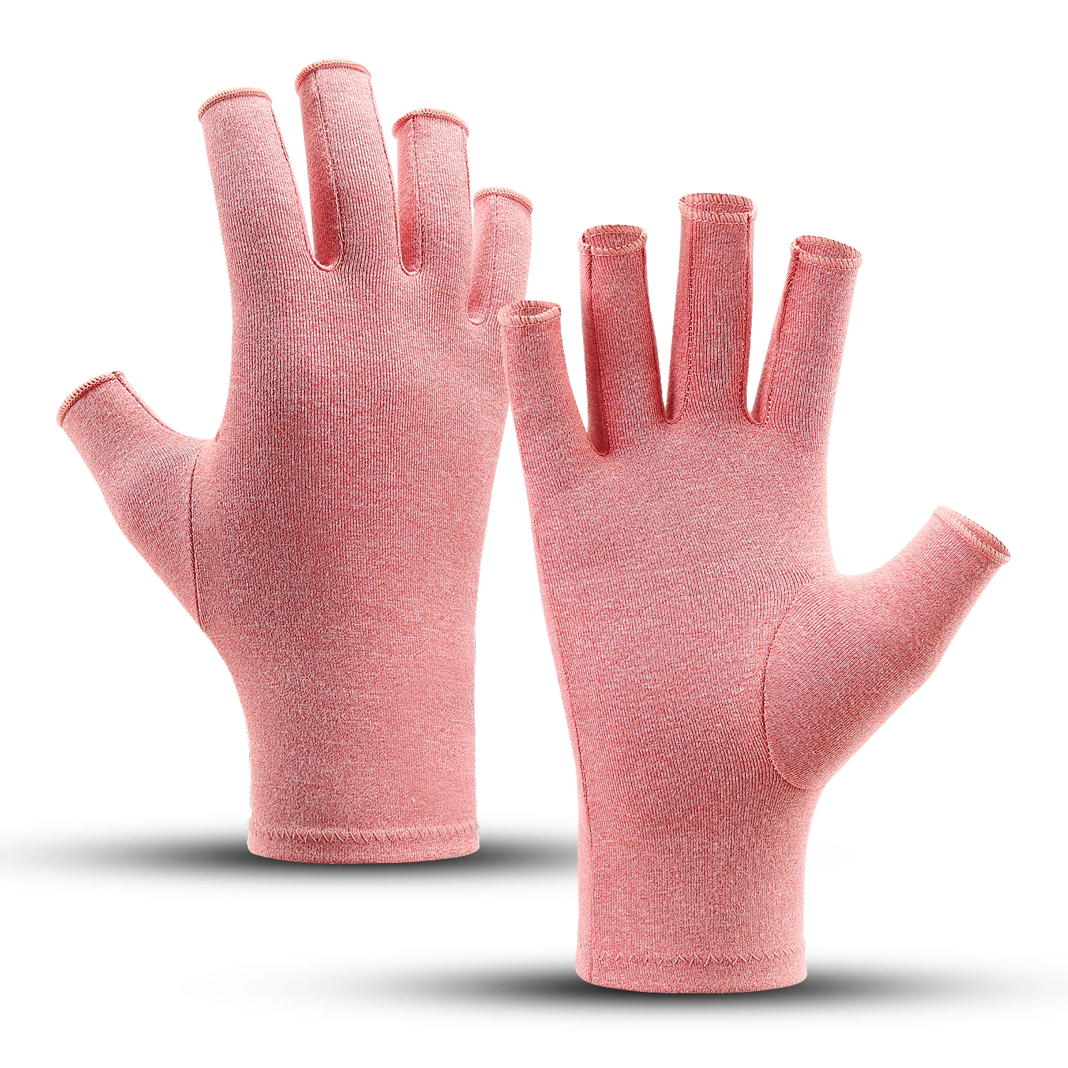 Lindern Sie Handbeschwerden mit 1 Paar fingerlosen Kompressionshandschuhen