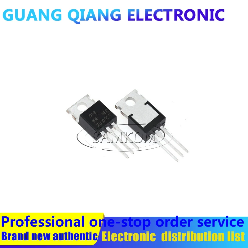 1PCS MBR20100CT DIODE ARRAY SCHOTTKY 100V TO220