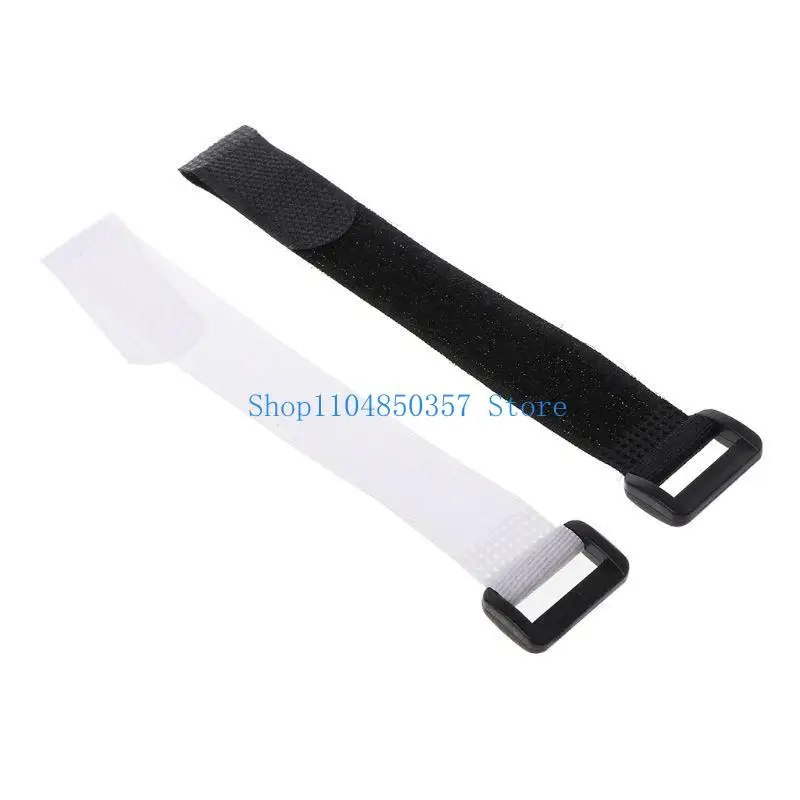 

5asd 10 Pcs/Set Fishing Rod Strap Fixing Belt Sticker Elastic Universal Pole Ti
