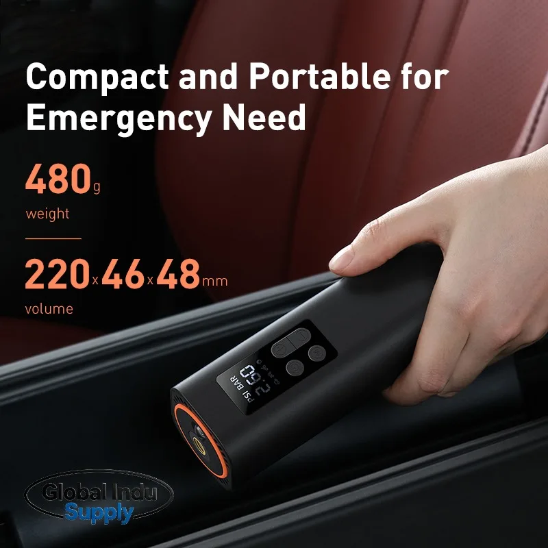 Mini Car Air Compressor 12V 150PSI Portable Car Tire Inflator Smart Digital Inflatable Pump For Car Bicycle Boat Air Pump