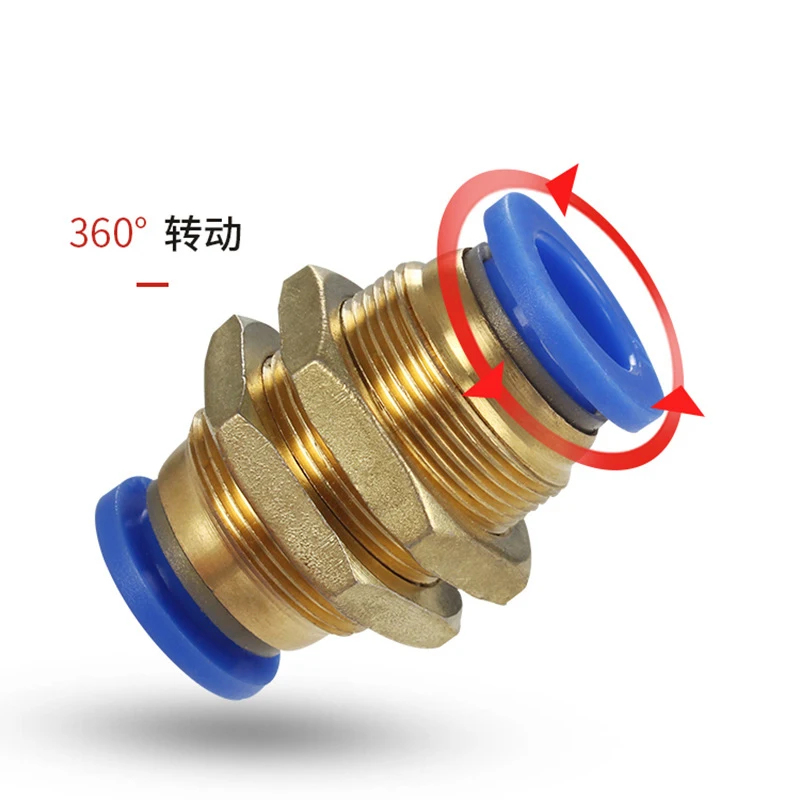 5 Pcs Air Pneumatic Quick Fitting Tubes Connectors Straight 8mm 6mm 4mm 10mm 12mm OD Hose Tube One Touch Push Into Gas Connector