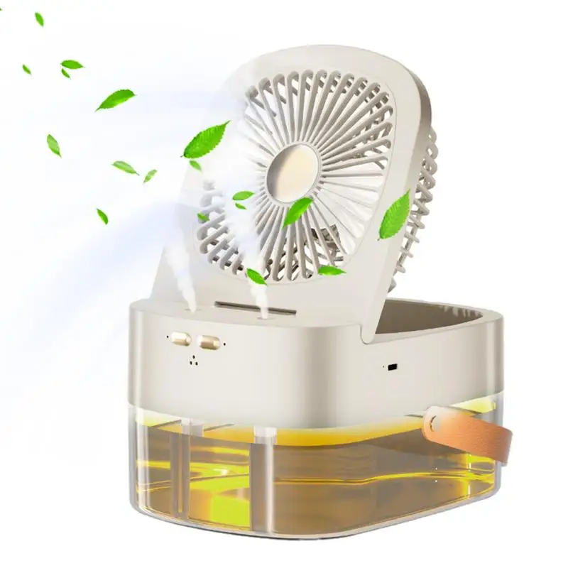 

Misting Fan Water Misting Spraying Mist Fan Remote Control Humidifier Fan Desktop Spray Moisturizing Fan For Table Home Travel