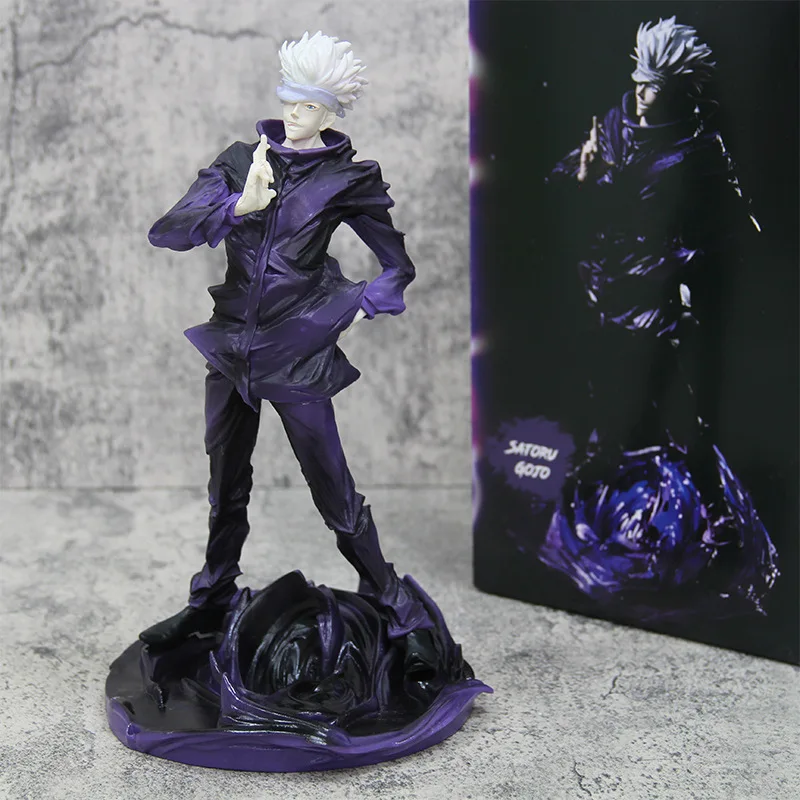 New Anime Gk Jujutsu Kaisen Figure Gojo Satoru Figures Comic Style Action Figurine Gojo Satoru Pvc Model Collection Ornamen Toys