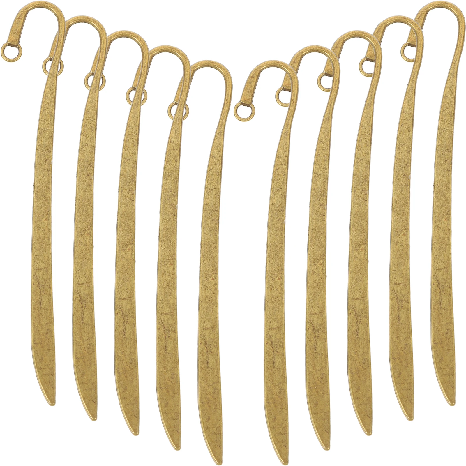 

10 Pcs Making Charms Jewelry Accessories Bronze Diy Charms DIY Hairpin Bookmarks Pendants Crafting Supplies