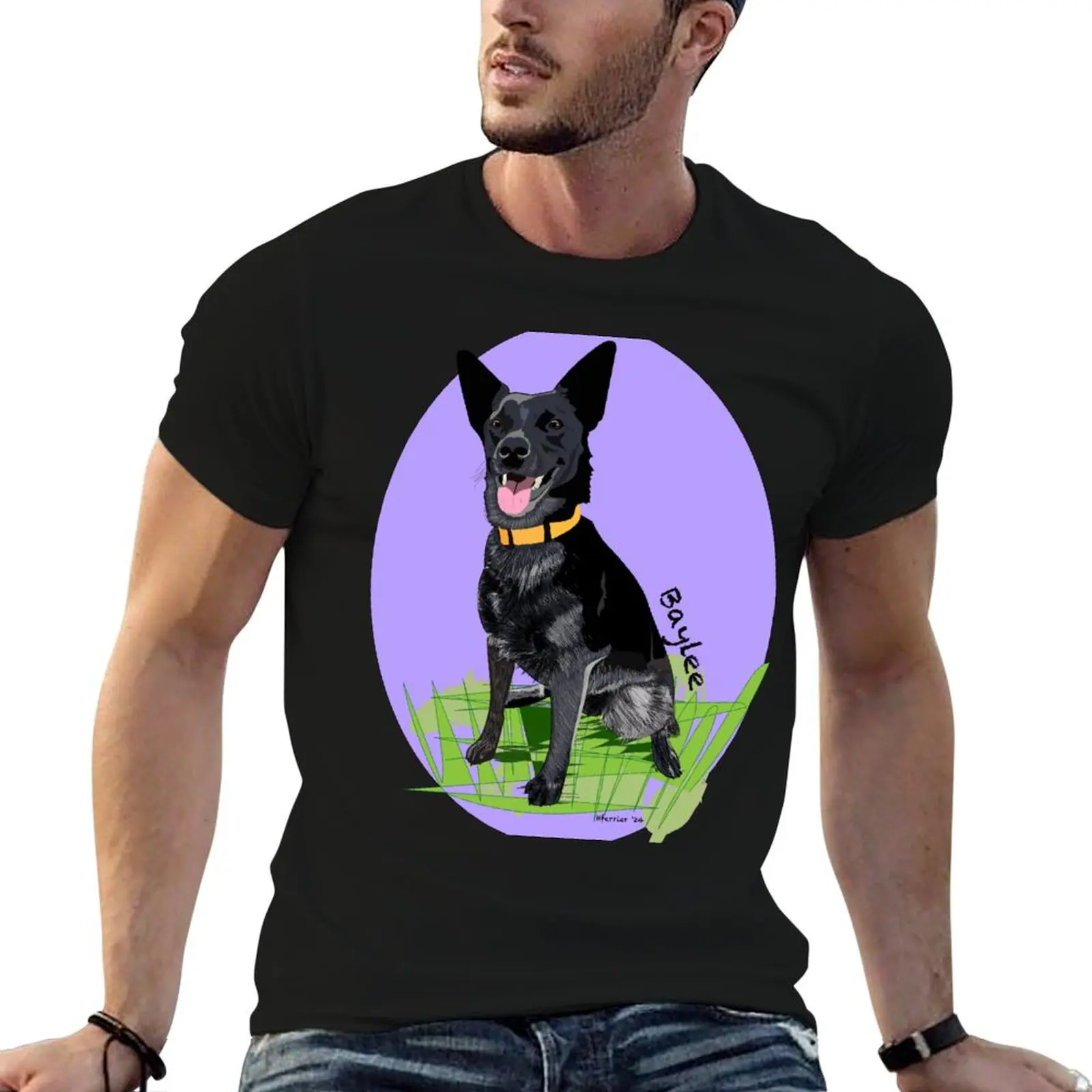 

t shirts slim man shirt personalised (2) Jodie's T-Shirt for Baylee t fit