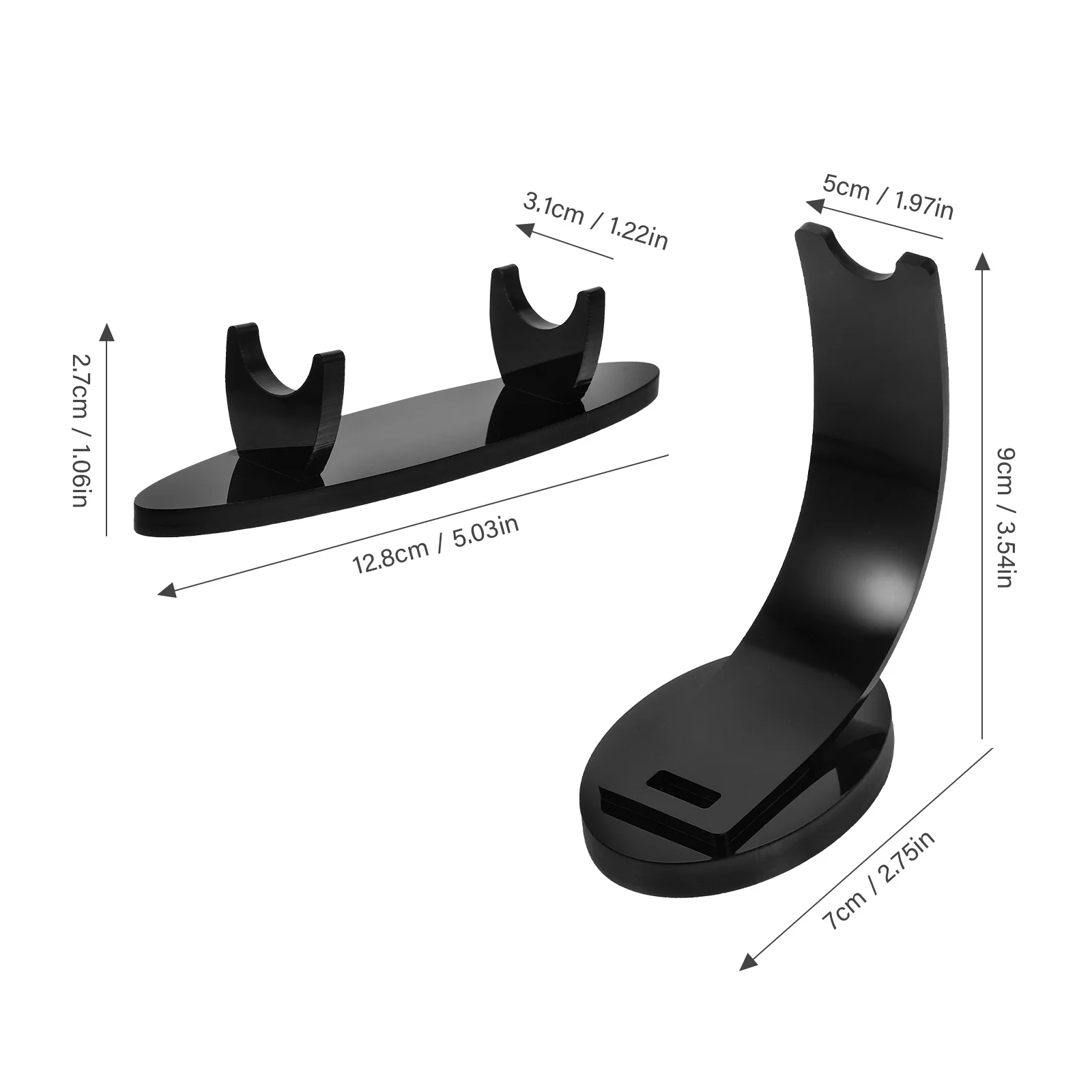 Acrylic Pen Holder Eyebrow Display Rack Stand for Organizer Storage Desktop Shelf