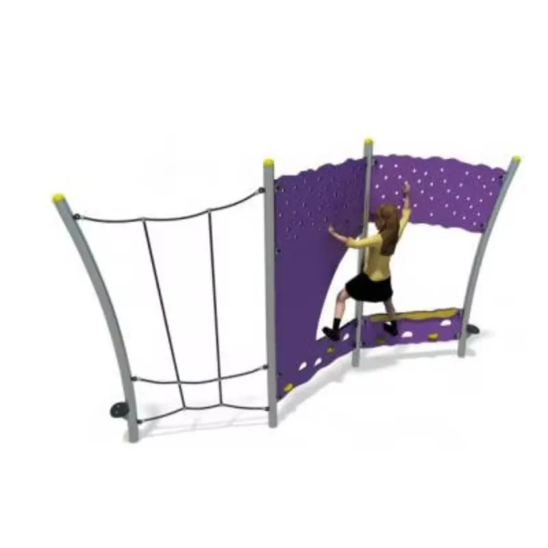 New Items Custom Kids Mobile Unit Rock Outdoor Climbing Wall With Rock Holds