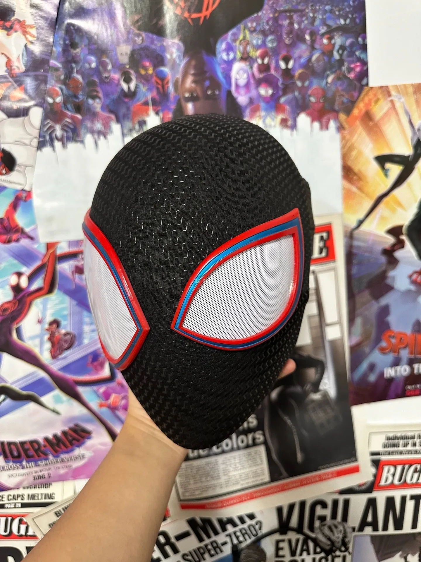 フルヘッド マイルズ・モラレス スパイダーマン マスク 3組の目付き 1