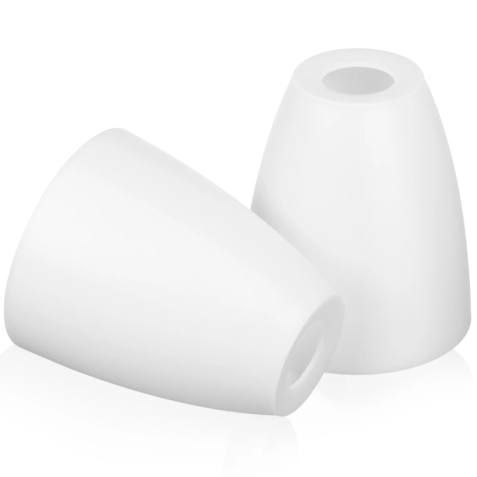 

2 Pcs Plastic Lampshade Study Decor Desk Cordless Elegant Design Lampshades for Table