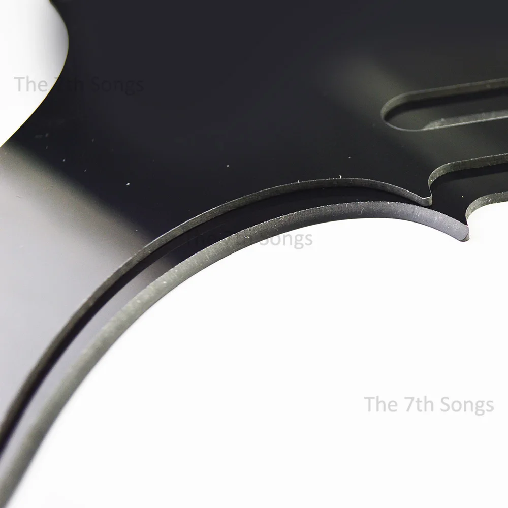 1-lagiges 5-Loch-Vintage 1952 schwarzes Schlagbrett für 52-TL-E-Gitarre mit abgeschrägter/nicht abgeschrägter Kante – Detail 3