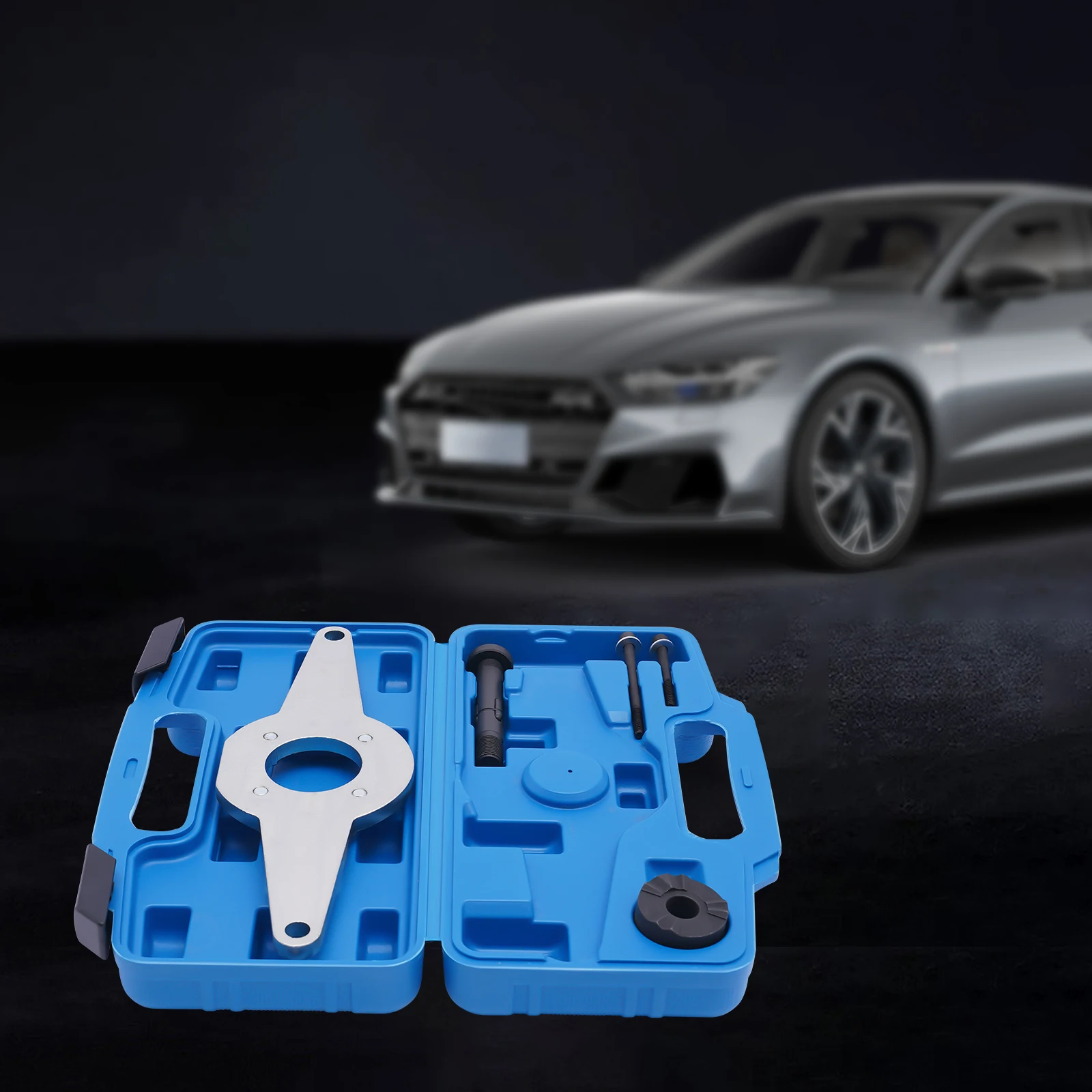 T10531 الاهتزاز المثبط عقد أداة العمود المرفقي بكرة إزالة امتصاص الصدمات متوافق مع أودي سكودا #2