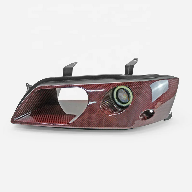 

For Evolution EVO 7 8 9 Left Side Vented Headlight Air Duct with LED Projector Light (RHD, passenger side)