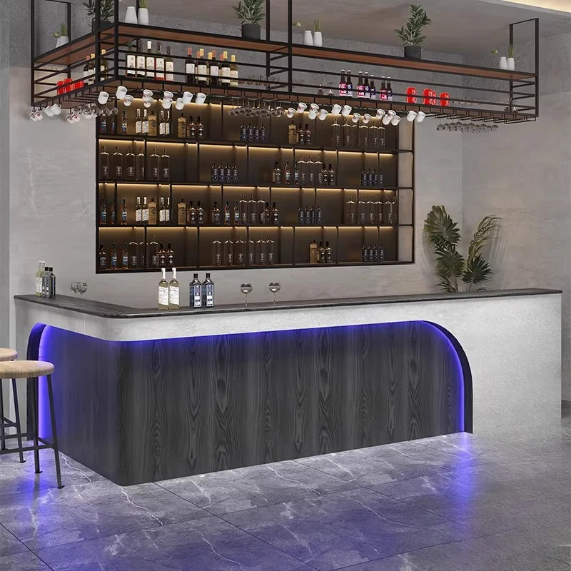 Retro Bar Bar Pub Coffee Shop Bar Table Billiards Hall Restaurant checkout page Internet celebrity corner