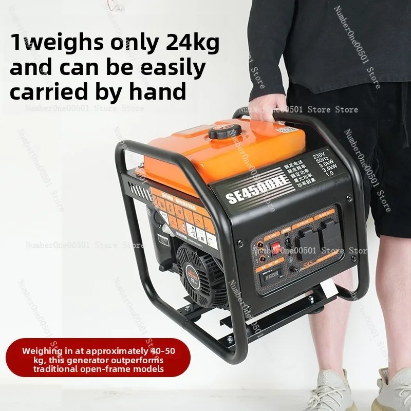 Frequency   generator 220V small portable 5kW high power low noise outdoor construction portable