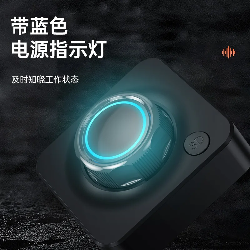 RCA Stereo Bluetooth Receiver, 3.5mm Bluetooth Adapter Supports TF Card Playback 3D Subwoofer Mode