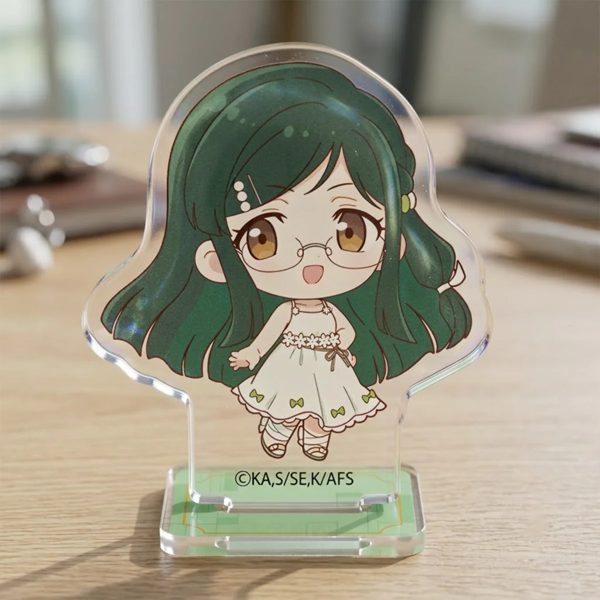 Anime Agents of the Four Seasons 10cm Acrylic Stand Spr Aut Halloween Gift Bedside Display Tray Fantasy Anime Decor keychain