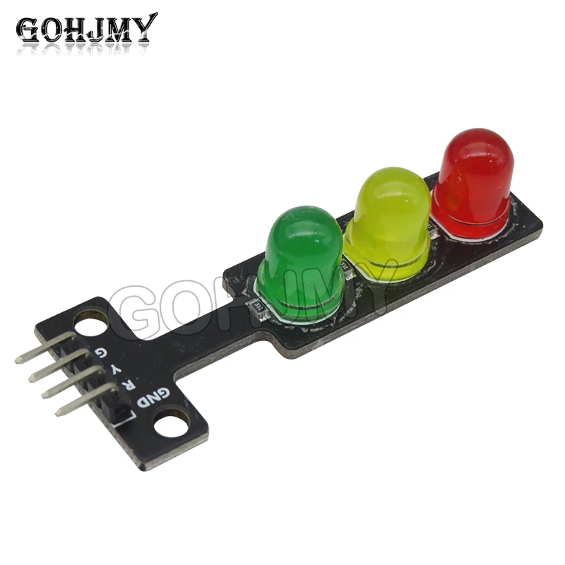 LED traffic light module 5V traffic light light-emitting module E-learning building block programming single control board