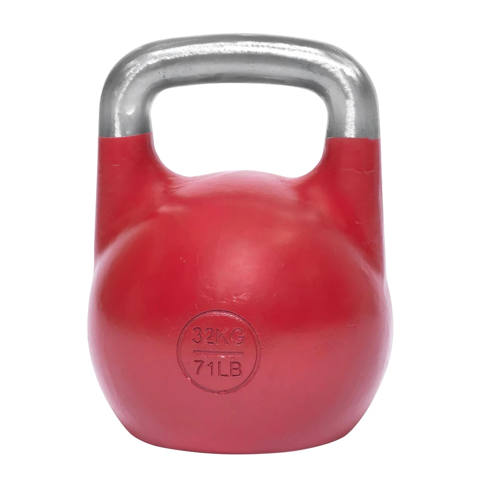 Cast Iron Competition Kettlebell 40kg 88Lb White Powder Coated Durable ODM OEM Built to Last Kettle Bell