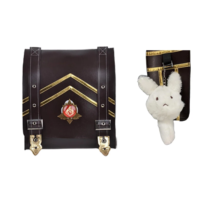 JOGO Klee Cosplay Jogo Traje Genshin Mulher Impacto Dia Das Bruxas Carnaval Vestido Vermelho Loli Chapéu Orelhas Peruca Mochila Conjunto Completo Adereços