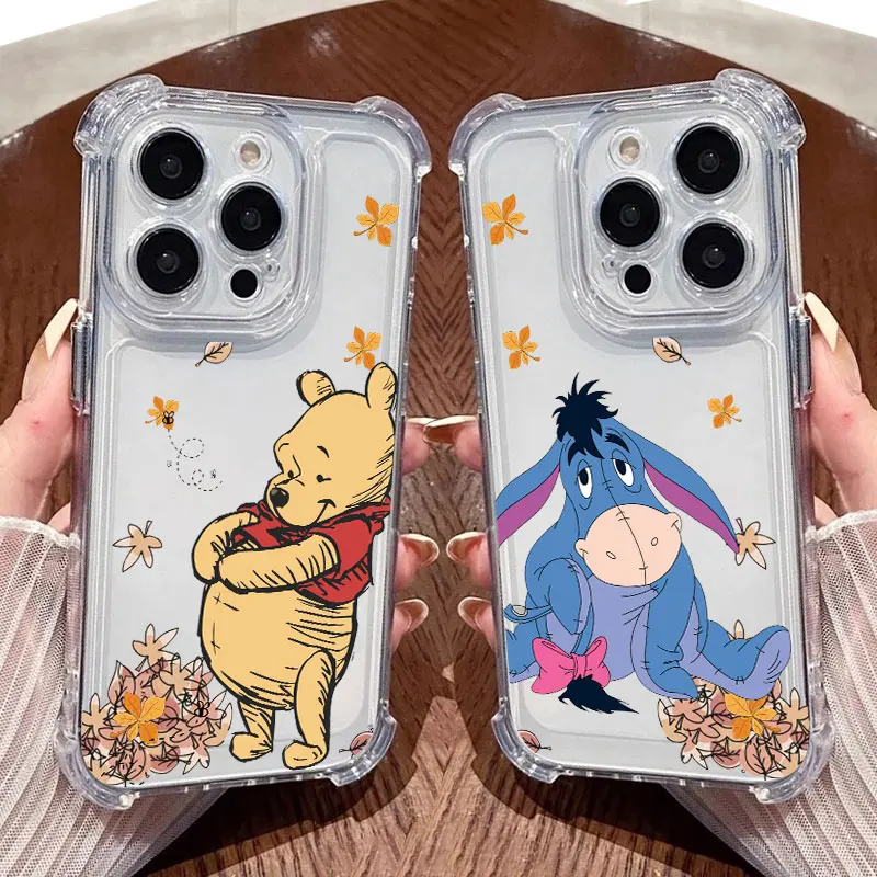 Чехол для телефона Motorola Moto Edge G G86 G06 G56 70 60 50 G24 E15 Pro Neo Fision Stylus Power Winnie Pooh Eeyore Tigger Piglet