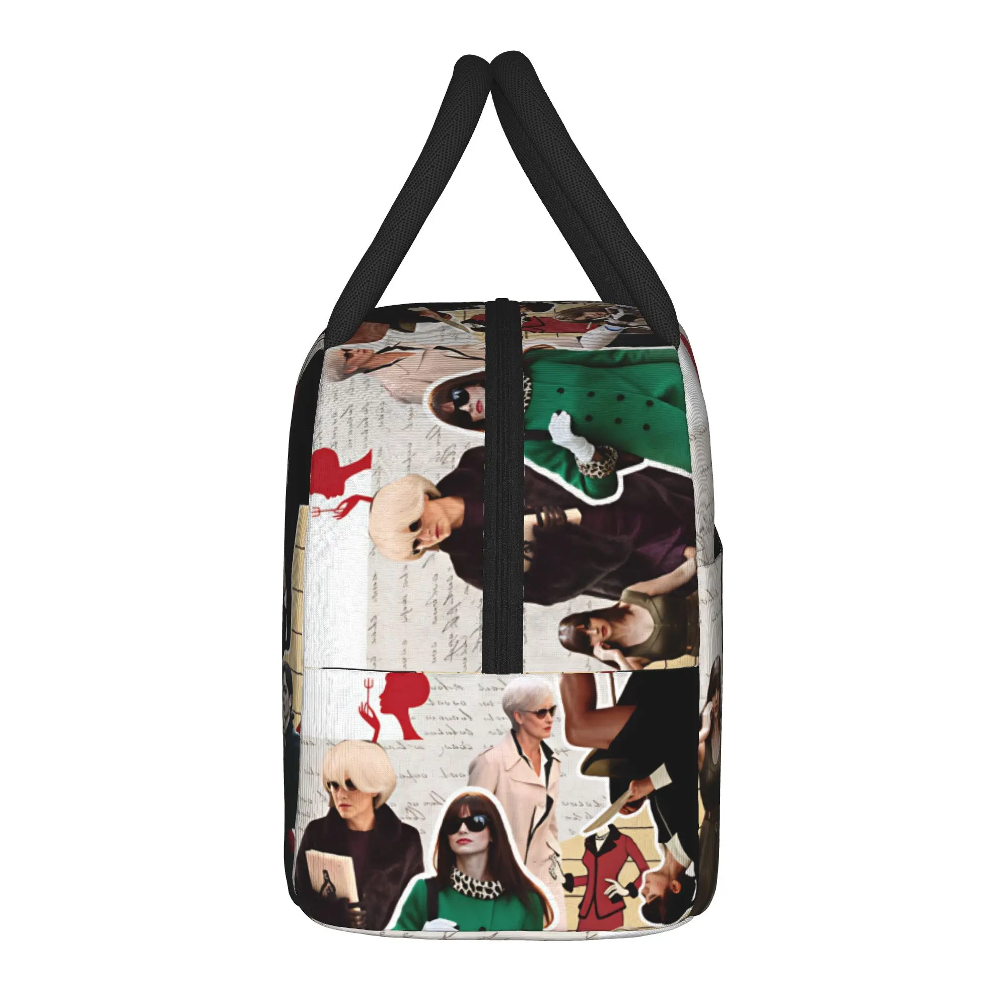 The Devil Wears Pradad Lunch Bag Film Lunch Box School Portable Tote Food Bags For Women Waterproof Graphic Design Cooler Bag