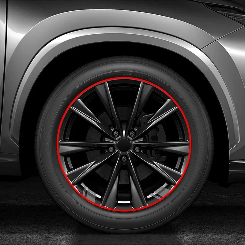 Universal Car Rim Strip Wheel Edge Protector Bright Matte Car Wheel Sticker General Rim Strip Tire Protector Car Styling image 2