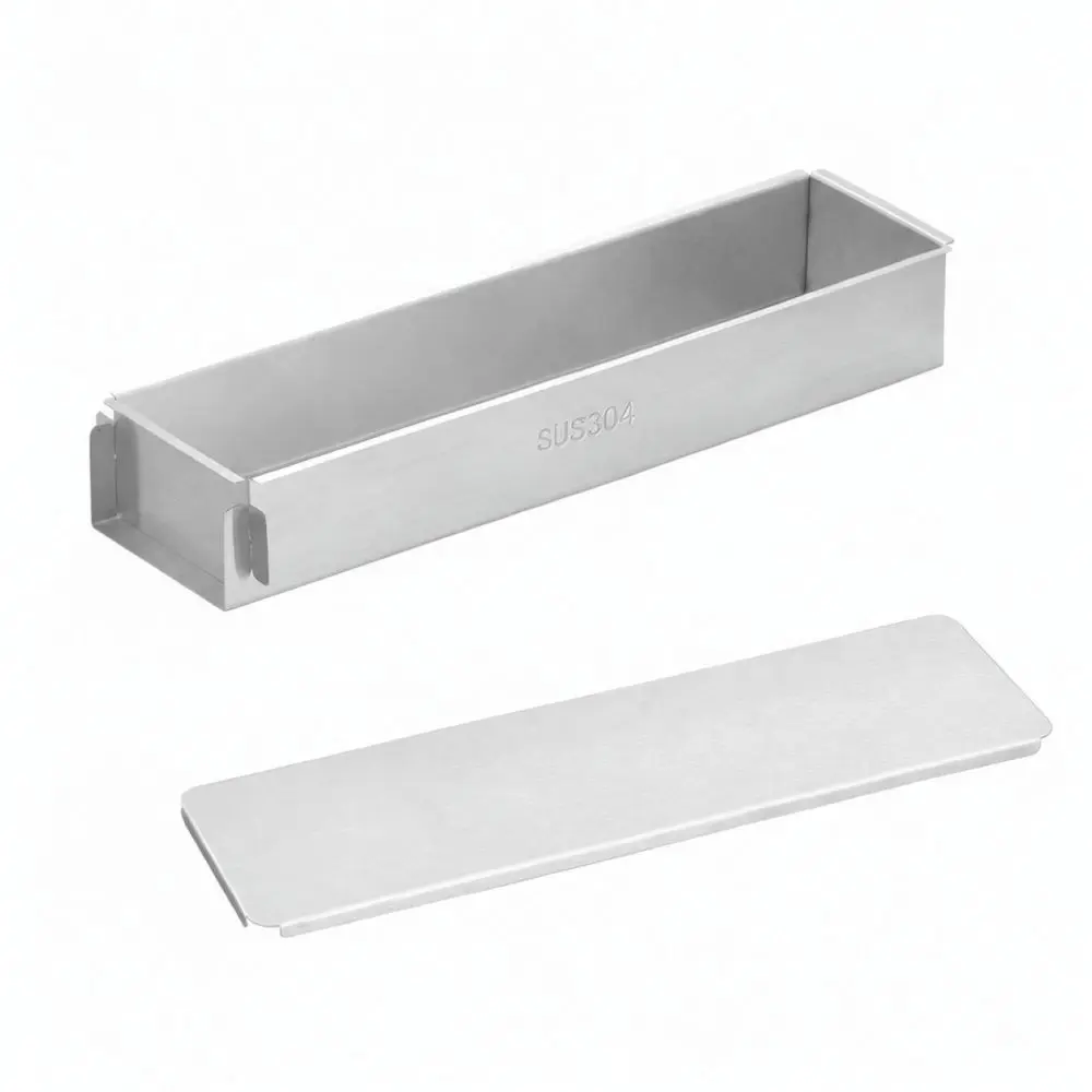 Bakeware Rectangle Cake Pan 304 Stainless Steel Tiramisu Mold Removable Side Baking Tray Pastry Making Equipment