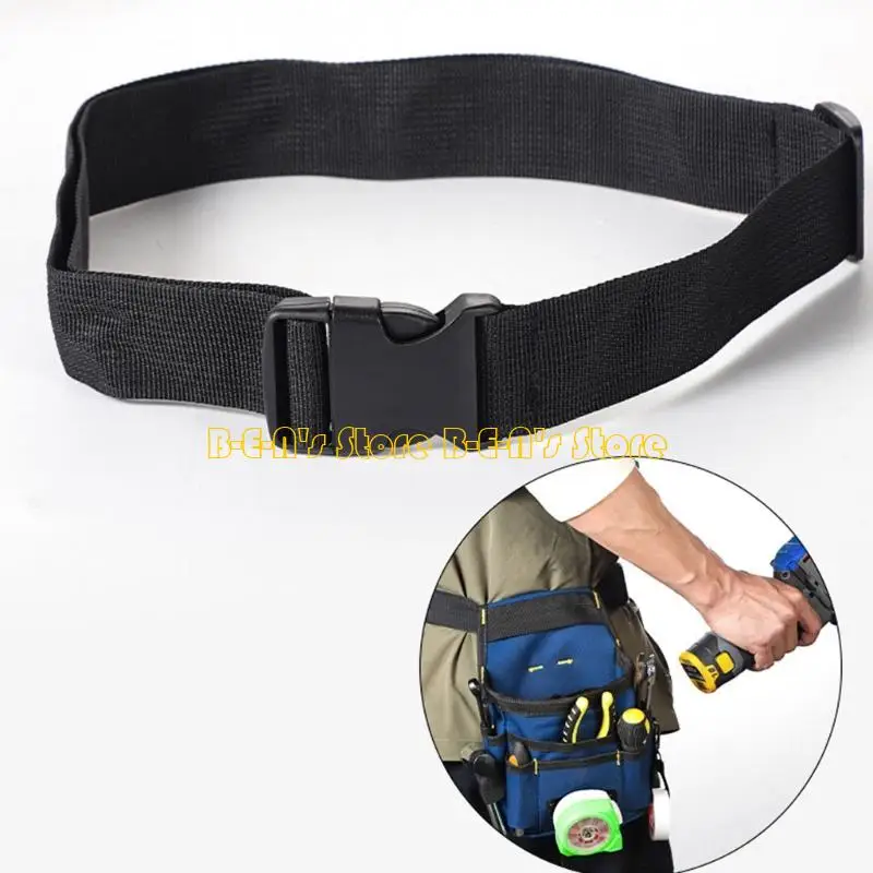 Y1AD Waterproof Work Waist Belt Bag For Electrical Tools Reinforced Nylon Fabric Tool For Job Site Repair
