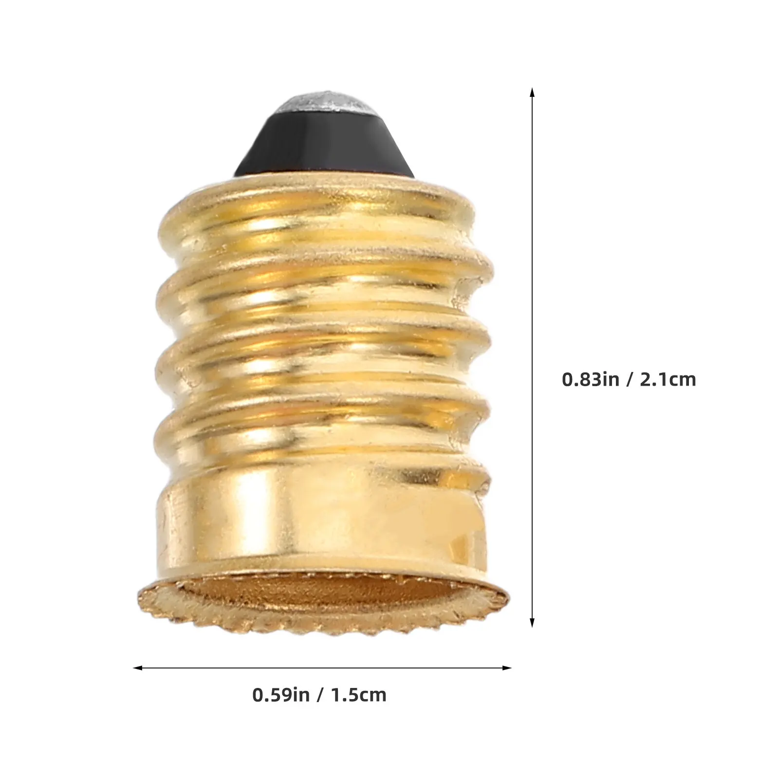 10pcs E12 to E14 Light Bulb Socket Adapter Candelabra Lamp Base Converter