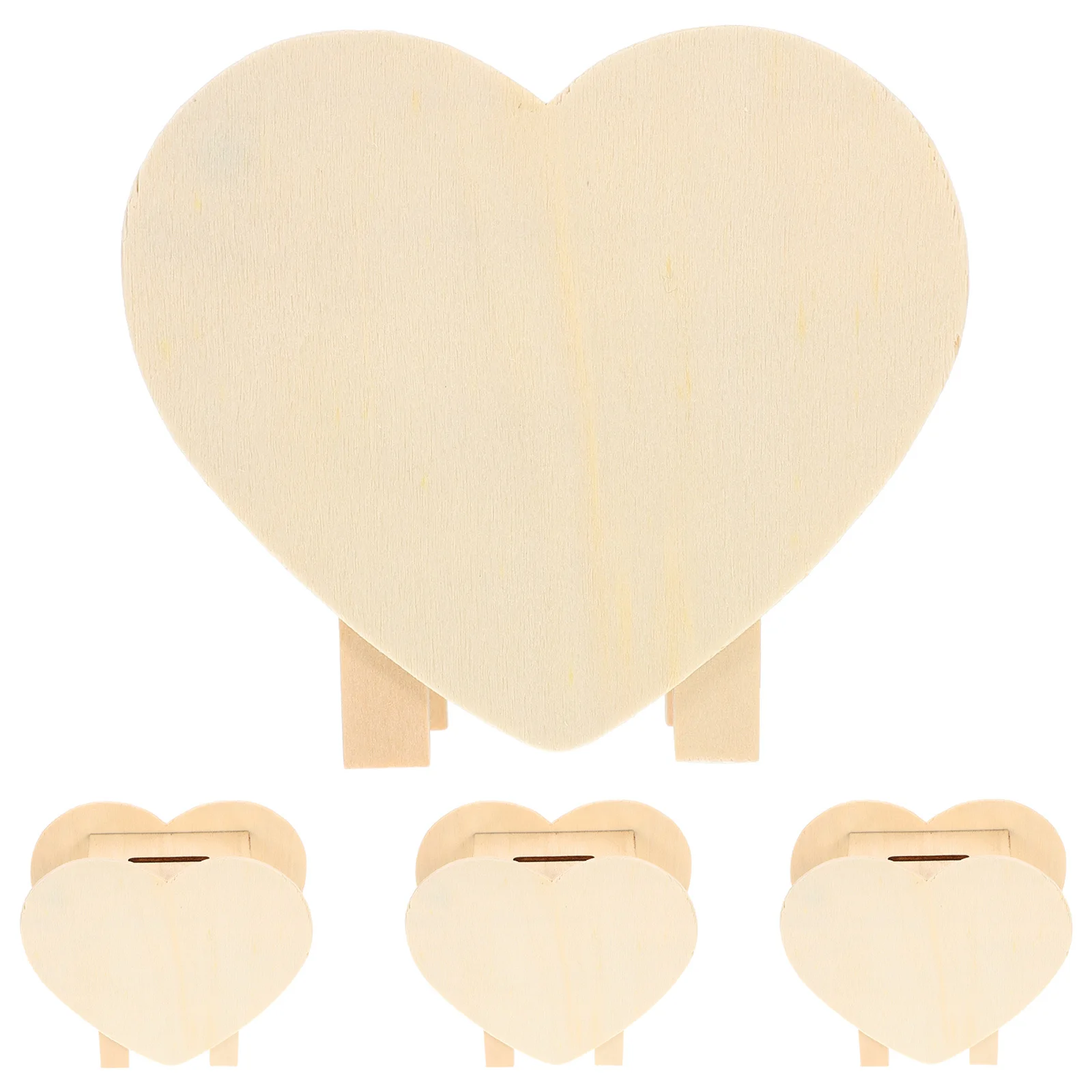 Vaguelly-alcancía de madera para niños, Kit de manualidades, almacenamiento de juguetes de Navidad, adorno hecho a mano, caja de herramientas de regalo, 4 Uds.