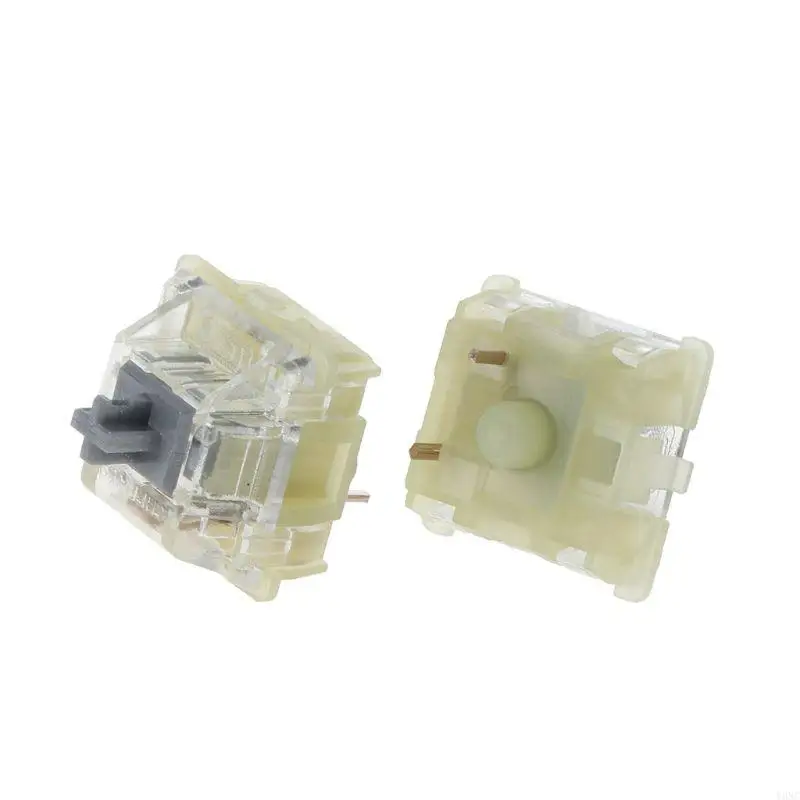 Y3NC 3 Pin Cherry MX RGB Silver for Key Switches (2Pcs) Plate Mounted Linear for Mechanical Keyboard LED Compatible