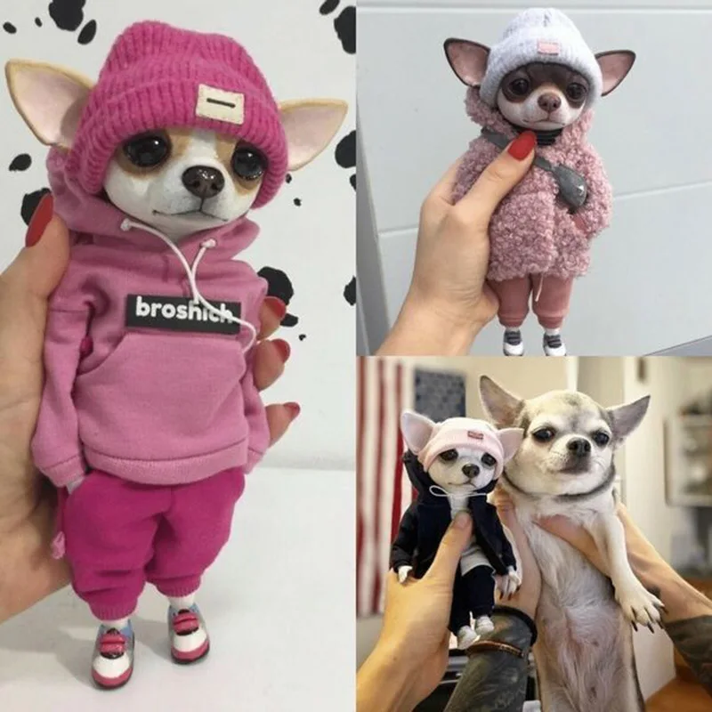 Halloween home decoration dog figurine decoration home courtyard design set outdoor courtyard doll humanoid dog figurine