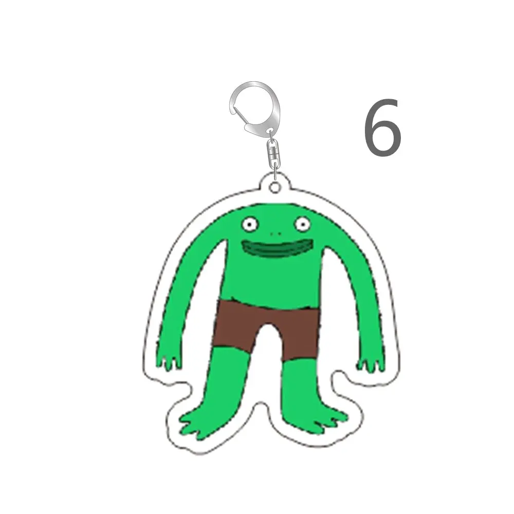 Cute Smiling Keychains For Accessories Anime Bag Pendant Key Chain Ring Jewelry Fans Friends Gifts  School Couple Funny Cartoon
