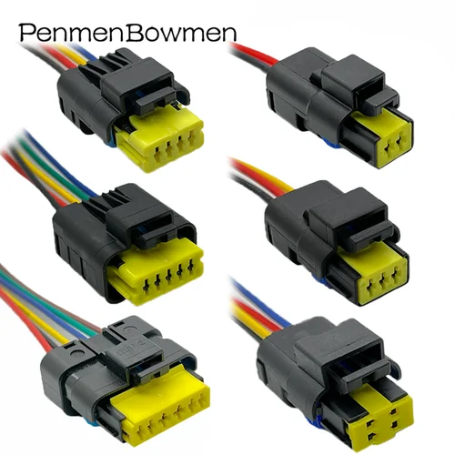 1 Juego de 2 3 4 5 6 pines lámpara de luz de giro de coche conectores de Cable eléctrico hembra Mal enchufe de arnés de cables para Renault Peugeot Citroen