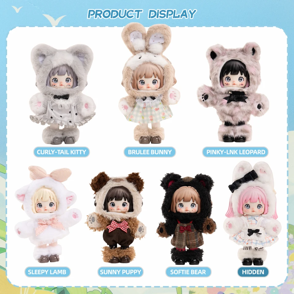 Nommi Forest Kingdom Series Series Plush Vinyl Dolls Blind Box