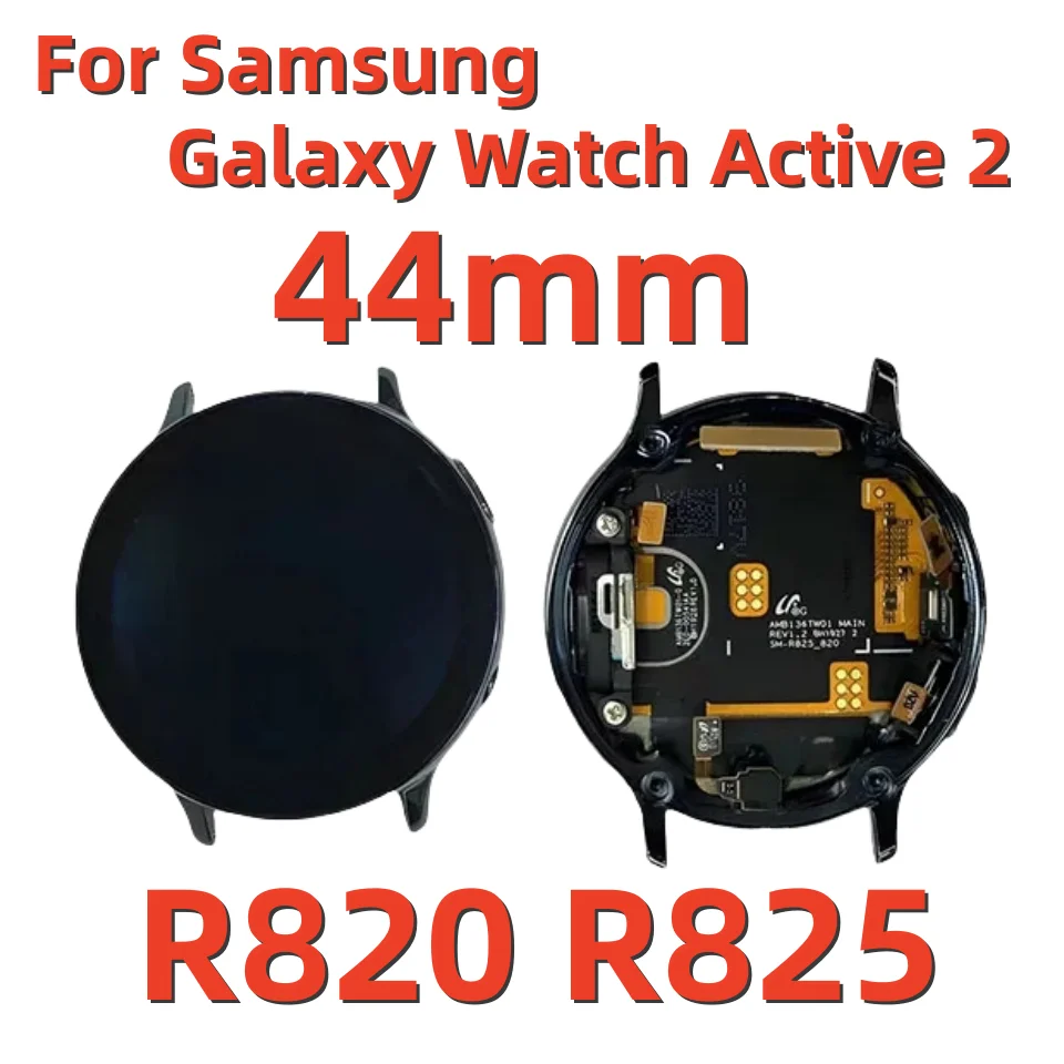 For Samsung Galaxy Watch Active 2 44mm R820 R825 LCD Display Touch Screen, For Samsung Galaxy Watch Active 2 44mm LCD Display