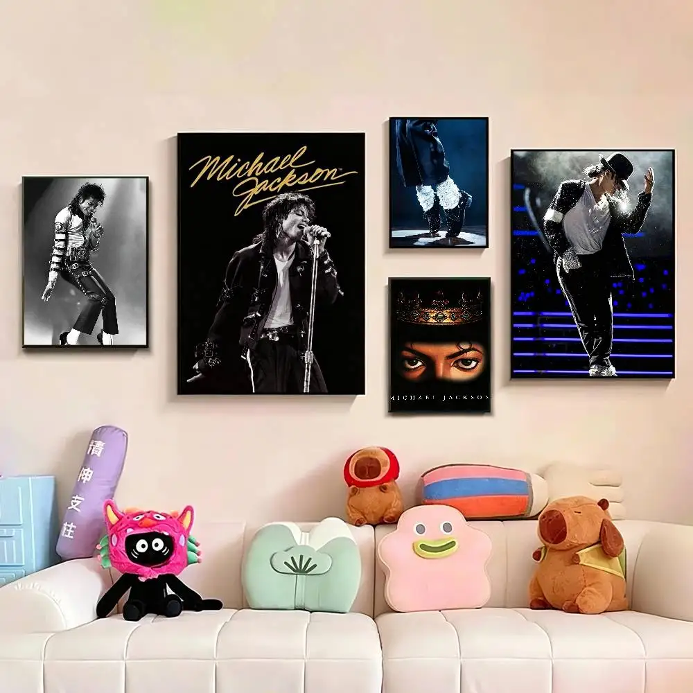 

Hot Singer M-Michael-L J-JacksonS Poster Perfect Space Sticker Self Adhesive for Office Home Theater Wall Art Decor Fancy Gift