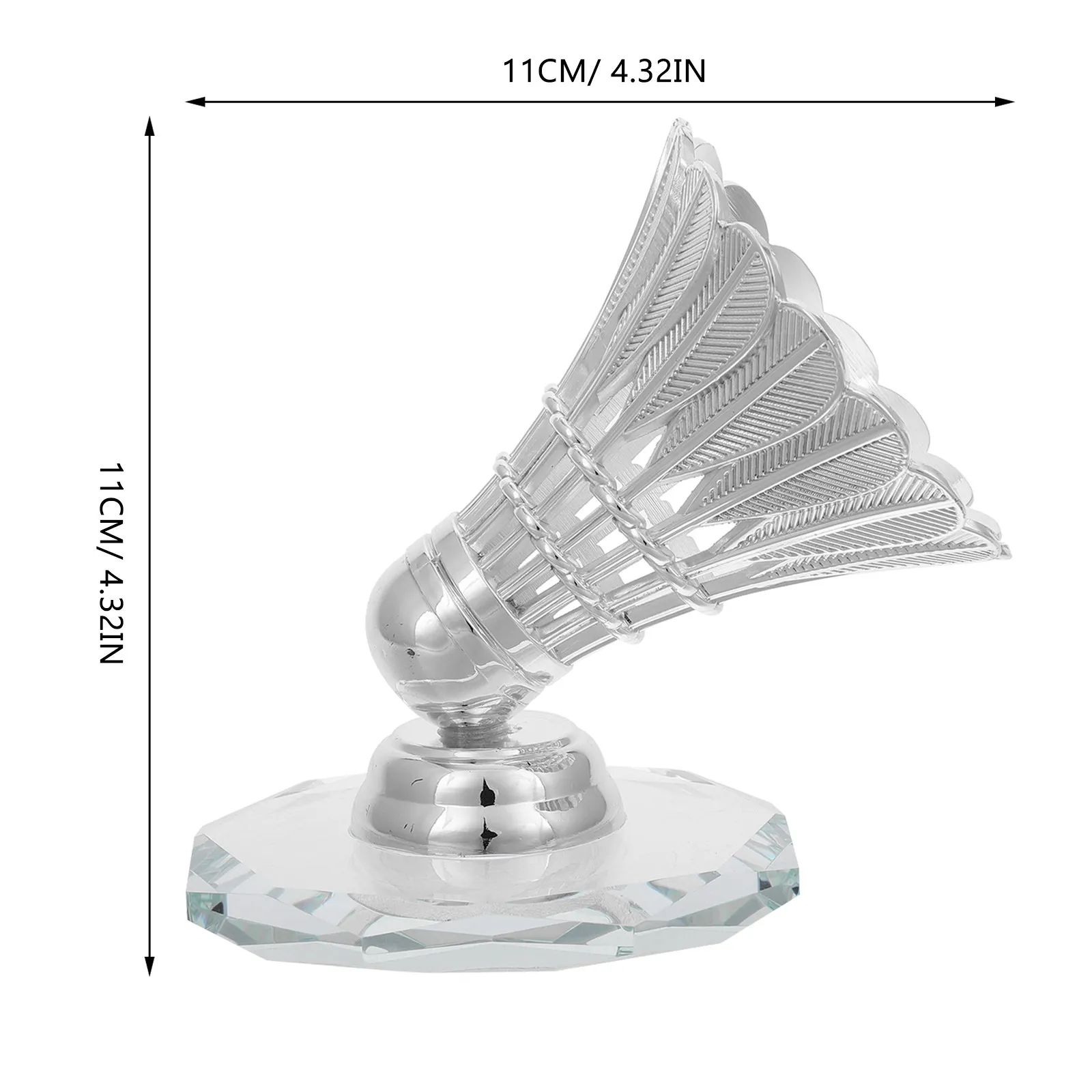 Badminton Shuttlecock Dashboard Ornament Car Interior Decoration Dash Trim Accent for Enthusiasts Lifelike Sports