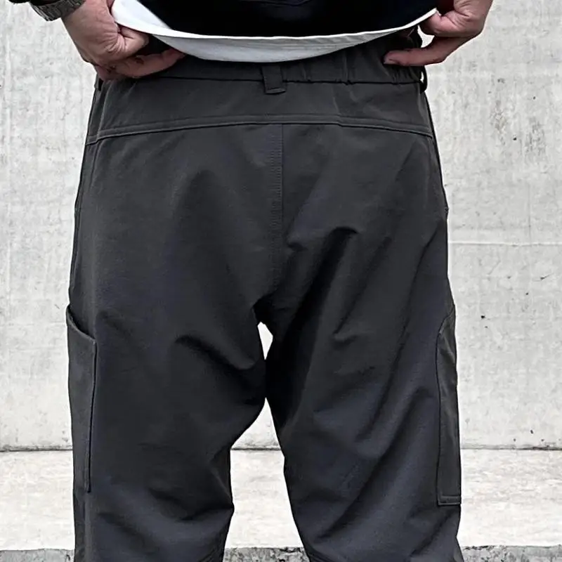 Outdoor Thickened Pants Deconstruction Splicing 3D Three-dimensional Cutting Soft Shell Charging Casual Pants
