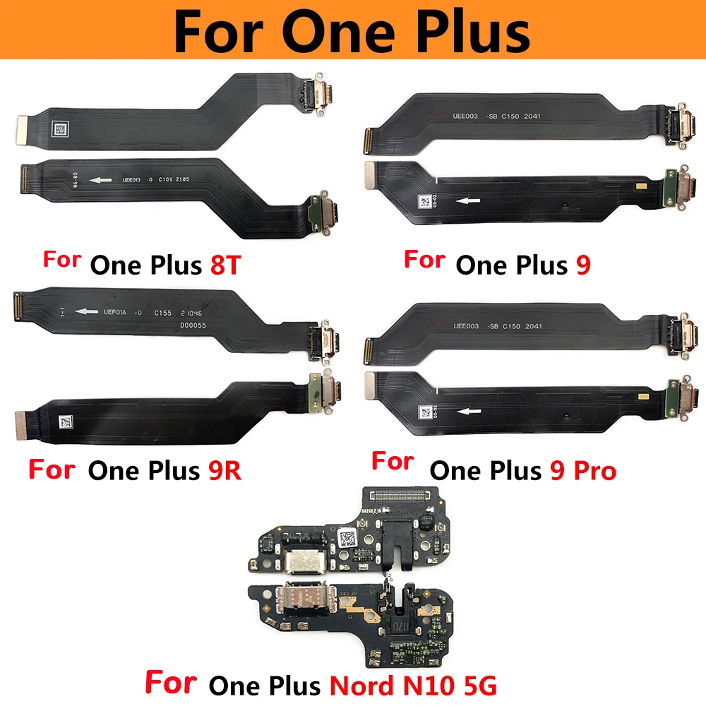 Type-C USB Charging Dock Port Jack Connector Charger Board Flex Cable For Oneplus 3 5 5T 6 7 7T 8 9 Pro 9R Nord N10 5G