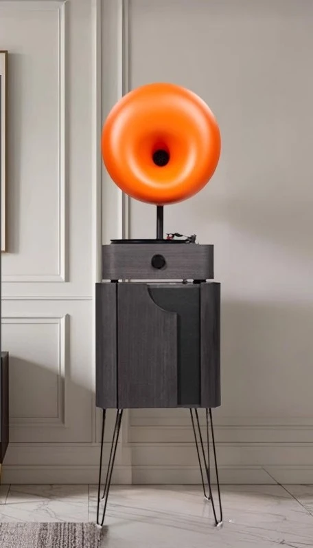 4Professional vinyl record player Modern light luxury simple dynamic magnetic phonograph audio