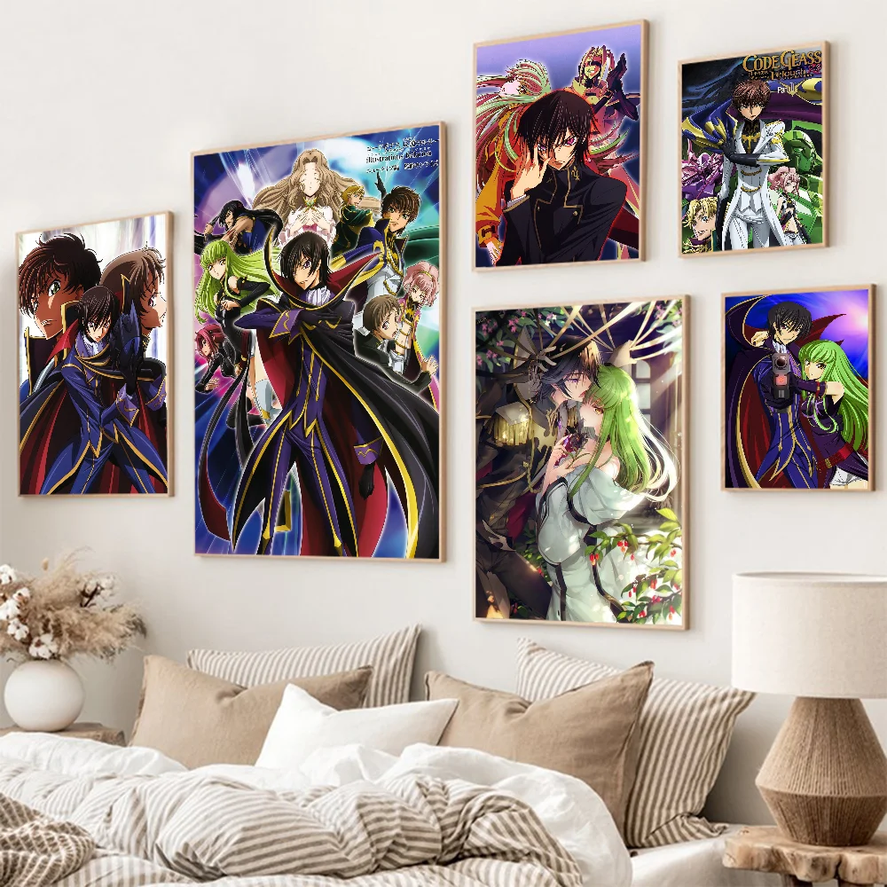 CODE GEASS Hangyaku No Lelouch Good Quality Prints And Posters HD Quality Poster Wall Art Painting Study Home Decor