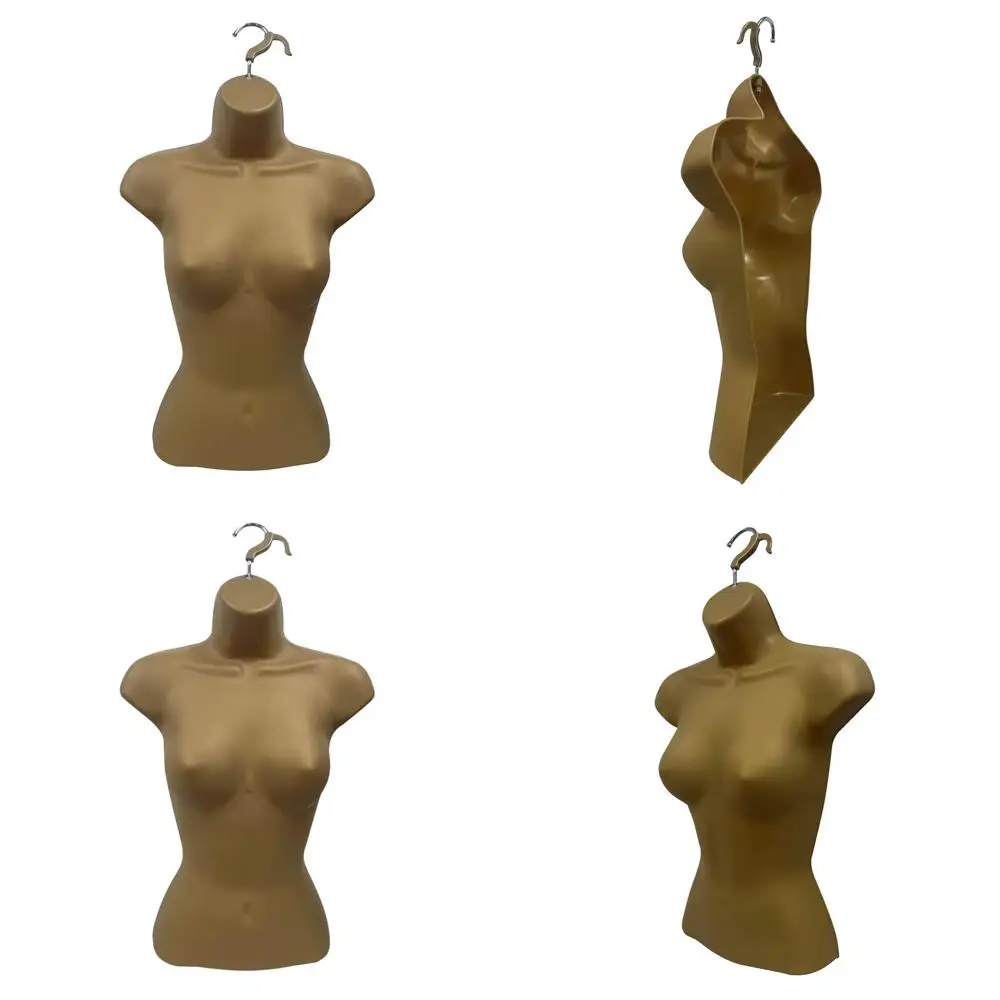 

Бронзовый складной манекен с полой спинкой, размер S-M, с крючками для подвешивания футболок и использования на прилавке