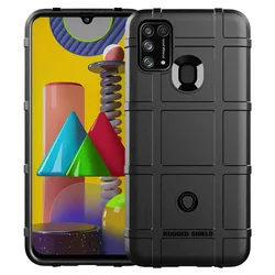 Shockproof Matte Rubber Cases for galaxy m31 Shield Phone Cover for Samsung Galaxy M31 Armor Heavy Silicone Case Bumper